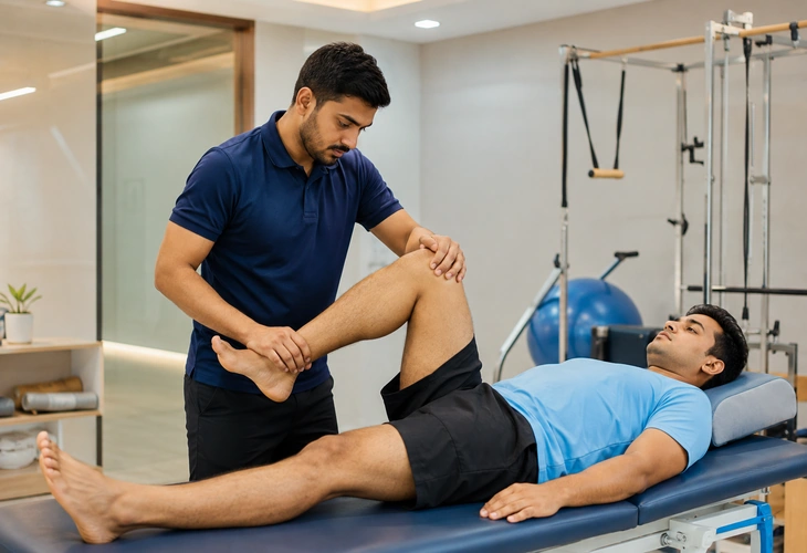 Knee mobility therapy and rehabilitation exercises for improved movement