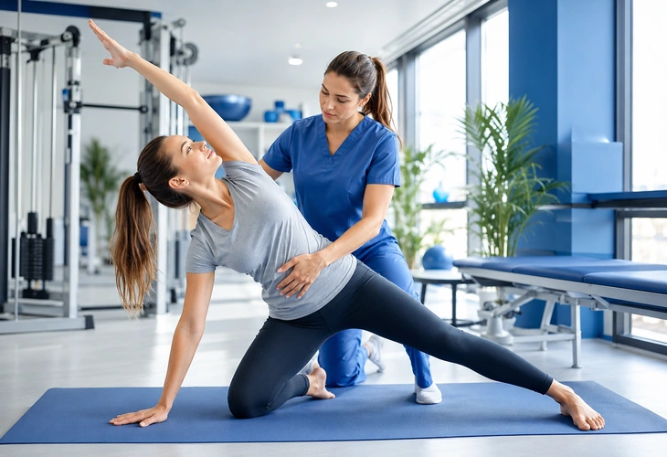Spine mobility exercises and back pain rehabilitation program