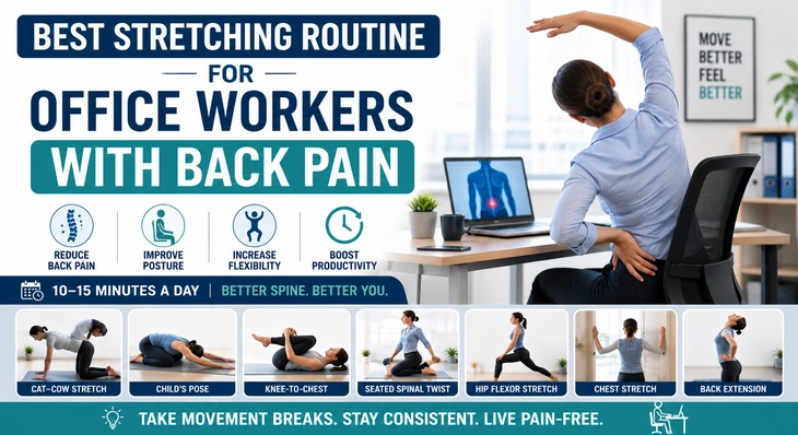 Best Stretching Routine for Office Workers With Back Pain