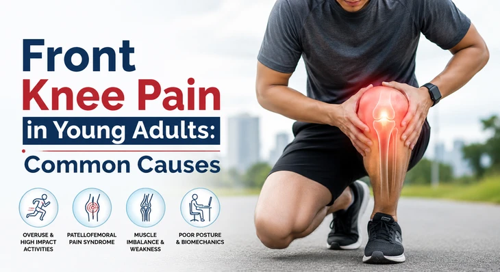 Front Knee Pain in Young Adults: Common Causes