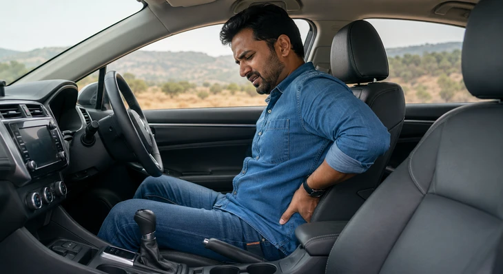 Sciatica While Driving: Why Leg Pain Gets Worse During Long Car Trips