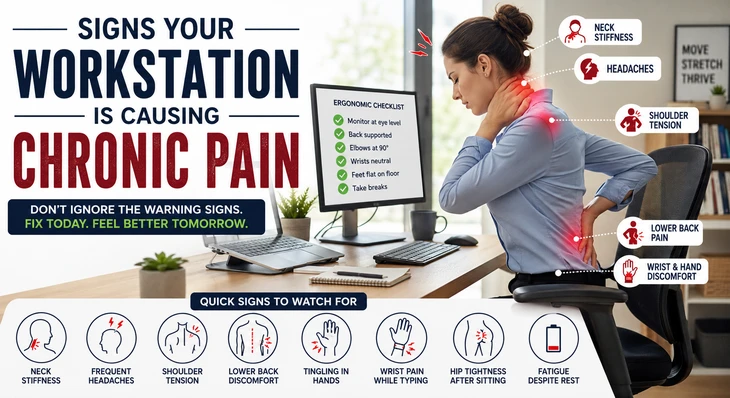 Signs Your Workstation Is Causing Chronic Pain